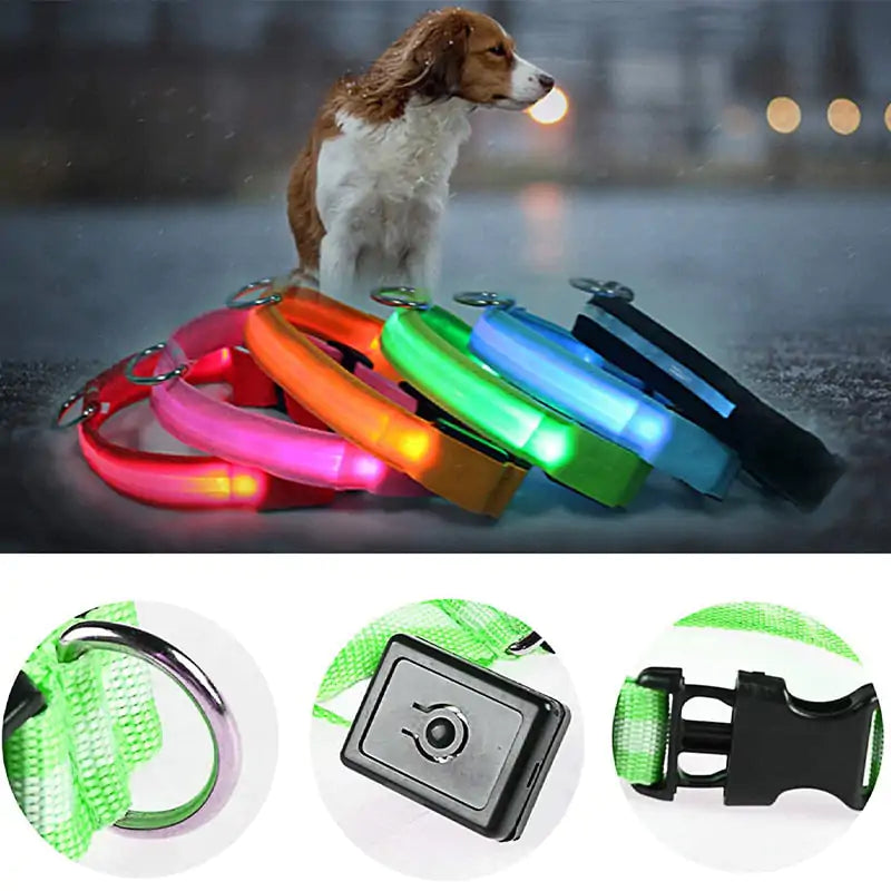 LED Glowing Collar For Pets