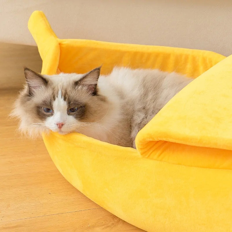 Banana Shape Cat Bed